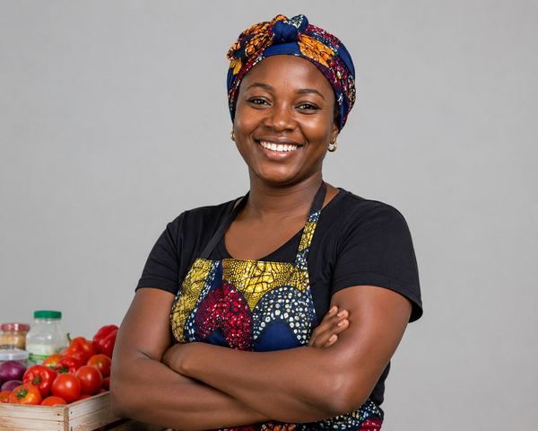 Market trader who uses Daili to manage her business