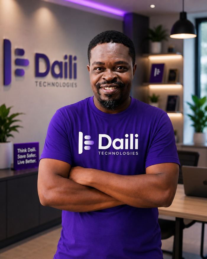 Daili Technologies team member at the office